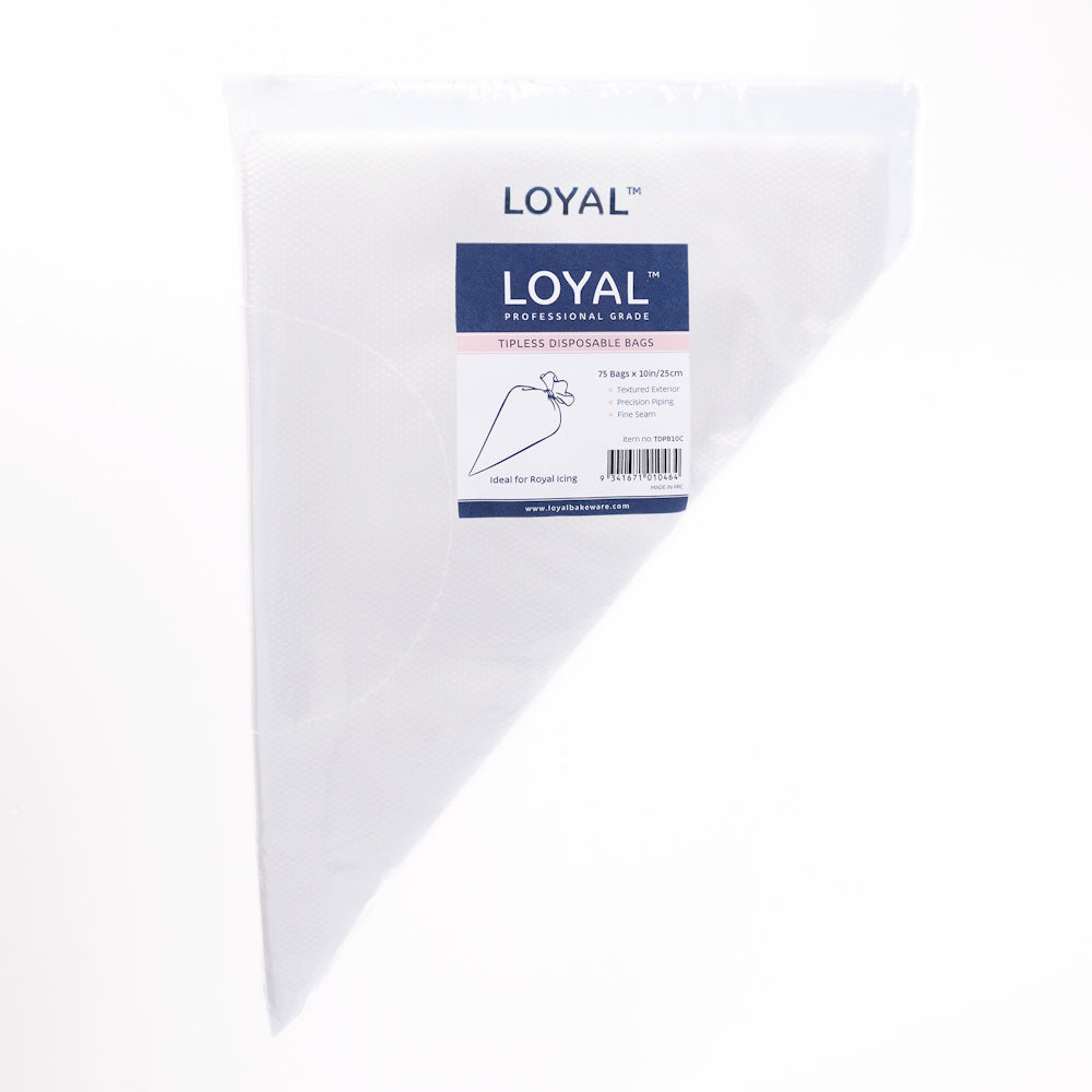 LOYAL Disposable 10in Tipless Piping Bags 75pk