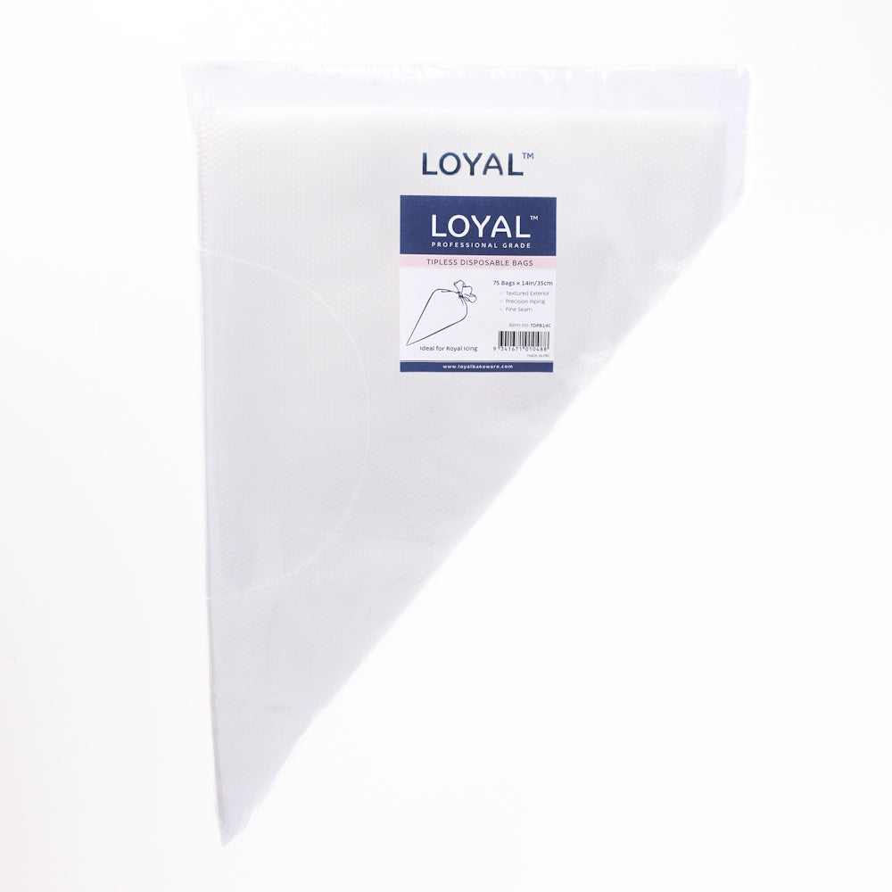 LOYAL Disposable 14in Tipless Piping Bags 75pk