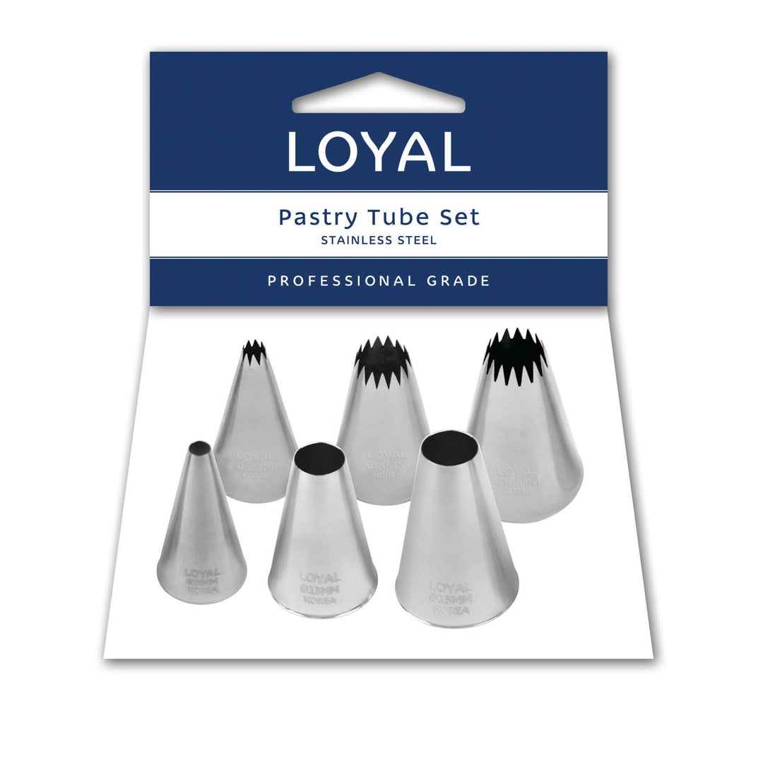 Loyal Assorted French Star & Round Tip Set 6pc