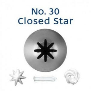 Loyal Closed Star Piping Tip #30