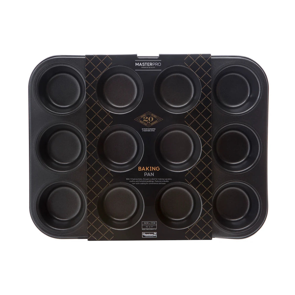 MasterPro Non-Stick 12 Cup Muffin/Cupcake Pan