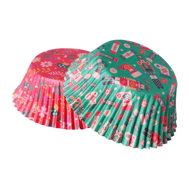 PME Nutcracker Cupcake Cases & Topper Set