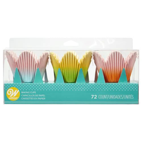 Ombre Petal Cups Assorted 72pk