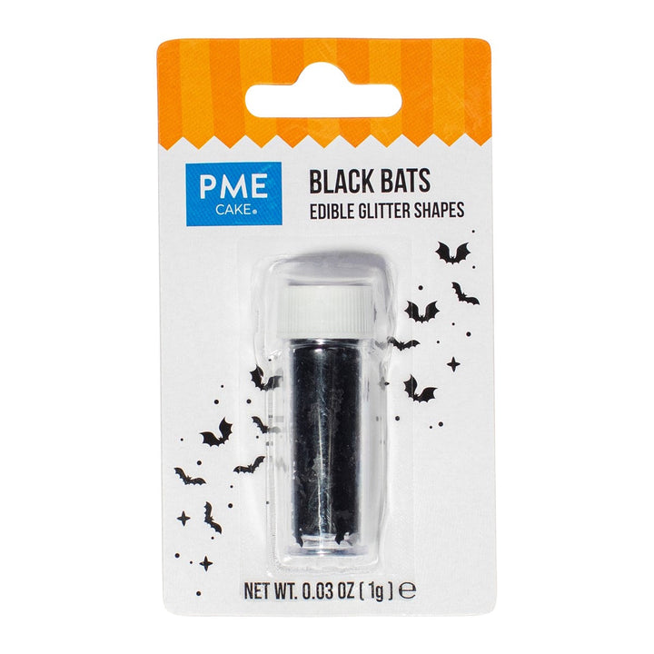 PME Halloween Edible Glitter Shapes – Bats