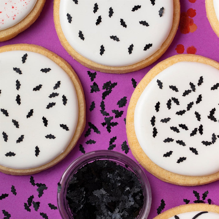 PME Halloween Edible Glitter Shapes – Bats