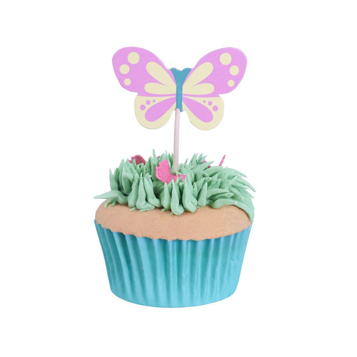 PME Cupcake Toppers - Butterflies 24pk