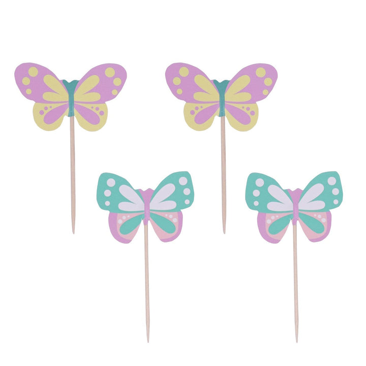 PME Cupcake Toppers - Butterflies 24pk