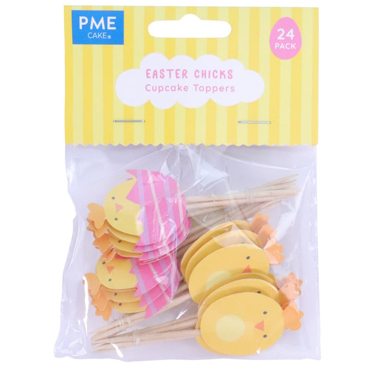 PME Easter Cupcake Toppers - Chicks 24pk