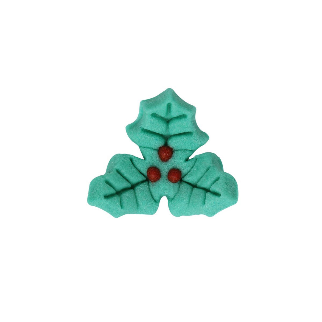 PME Edible Sugar Decorations - Jolly Holly 24pk
