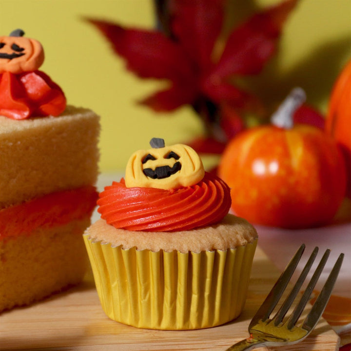 PME Edible Sugar Decorations - Pumpkins 12pk