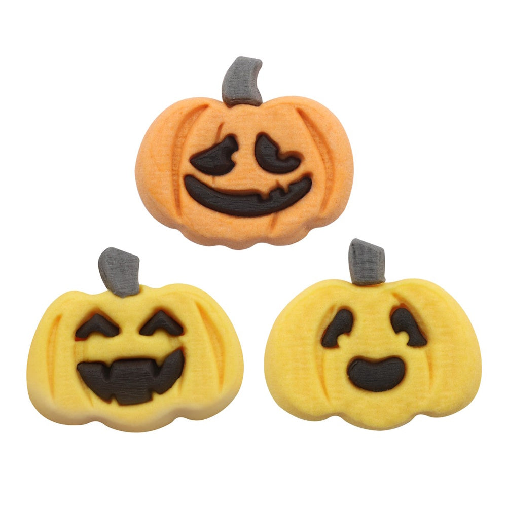 PME Edible Sugar Decorations - Pumpkins 12pk