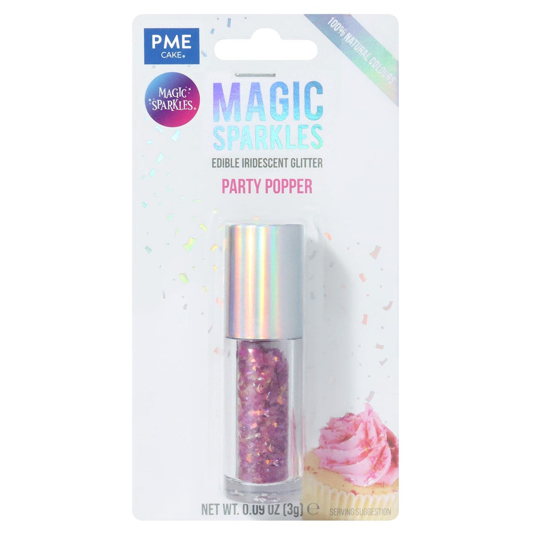 PME Magic Sparkles Edible Iridescent Glitter - Party Popper