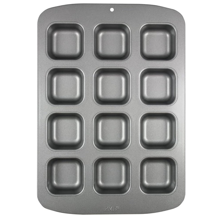 PME Non-Stick Mini Square Cake Pan 12 Cup