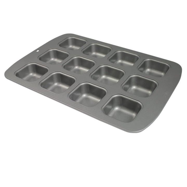PME Non-Stick Mini Square Cake Pan 12 Cup