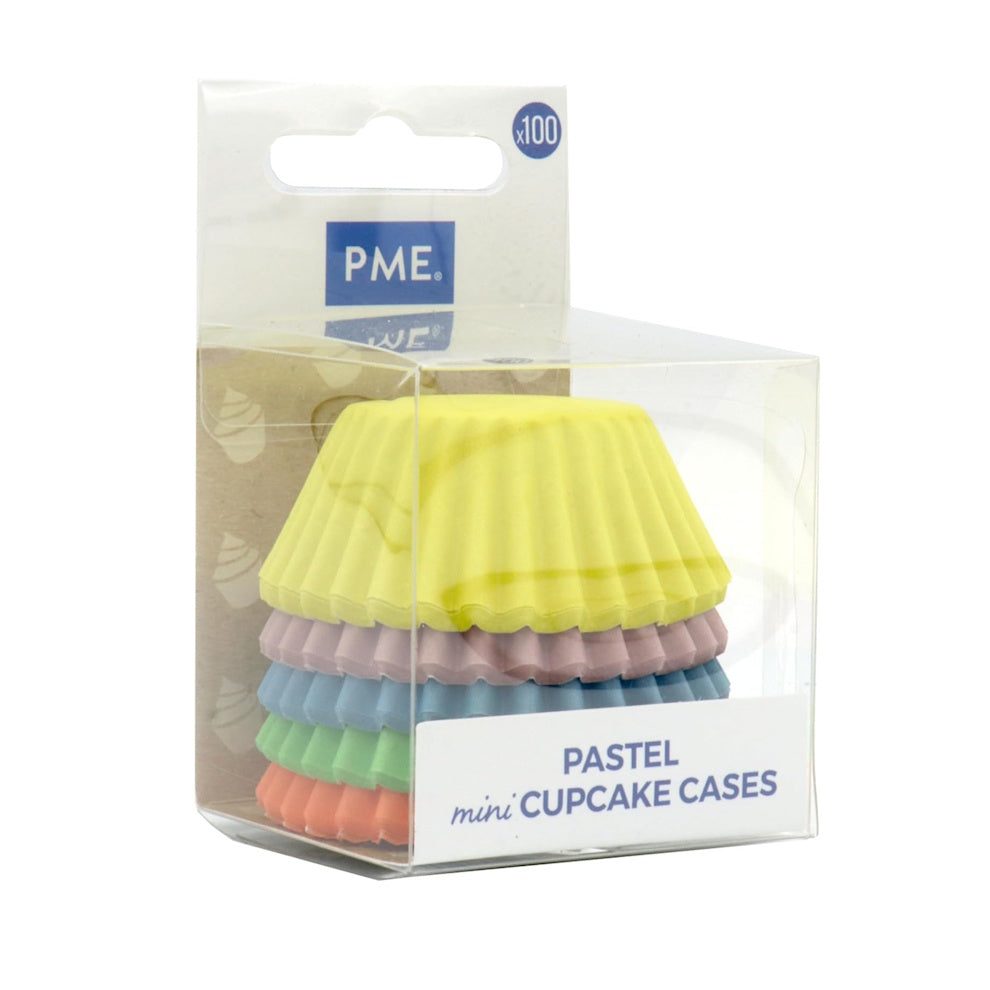 PME Pastel Mini Cupcake Cases 100pk