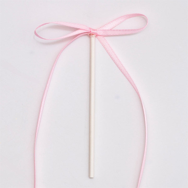 PME Ribbon Bow Cake Toppers 8pk - Light Pink
