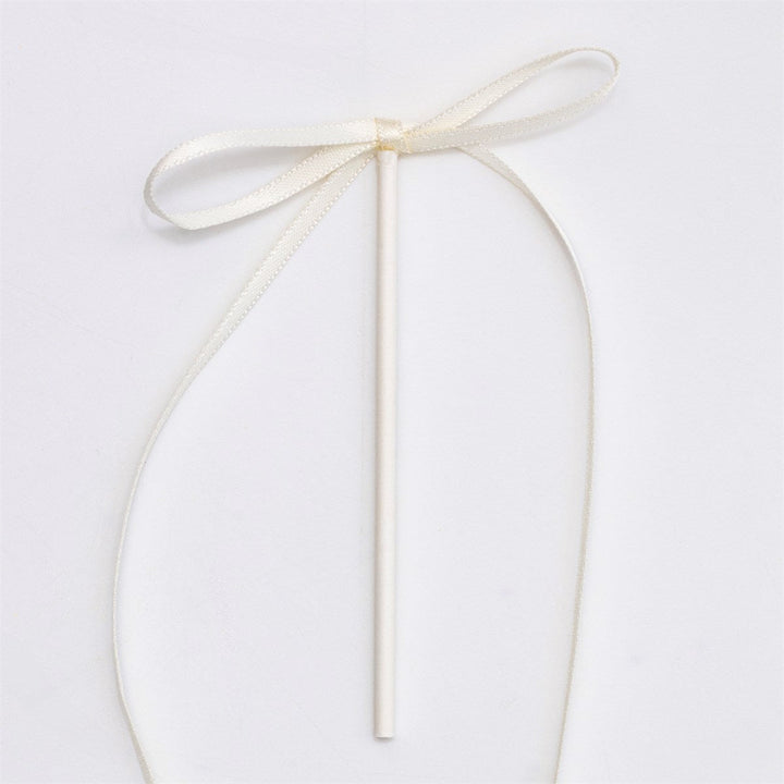 PME Ribbon Bow Cake Toppers 8pk - White