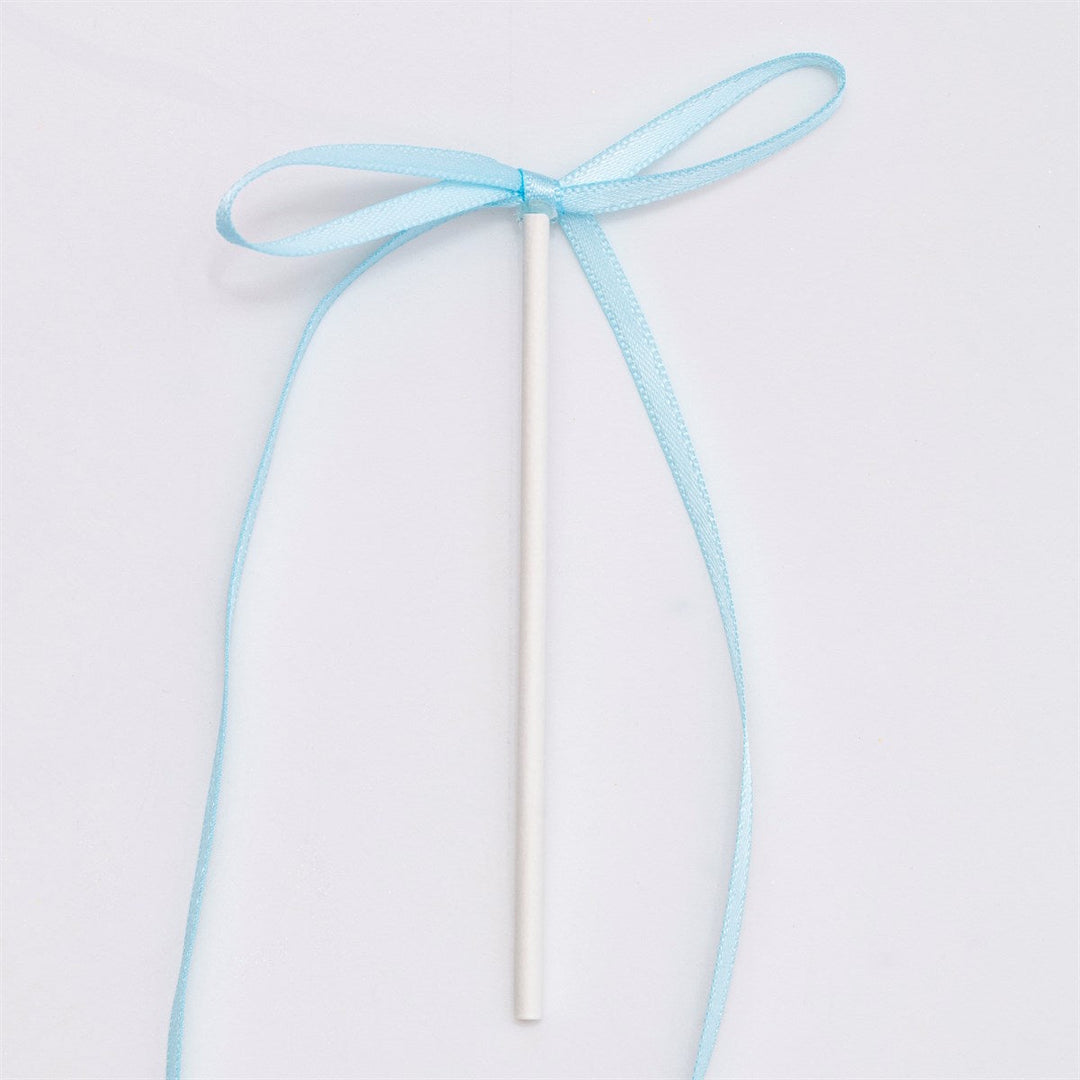 PME Ribbon Bow Cake Toppers 8pk - Blue