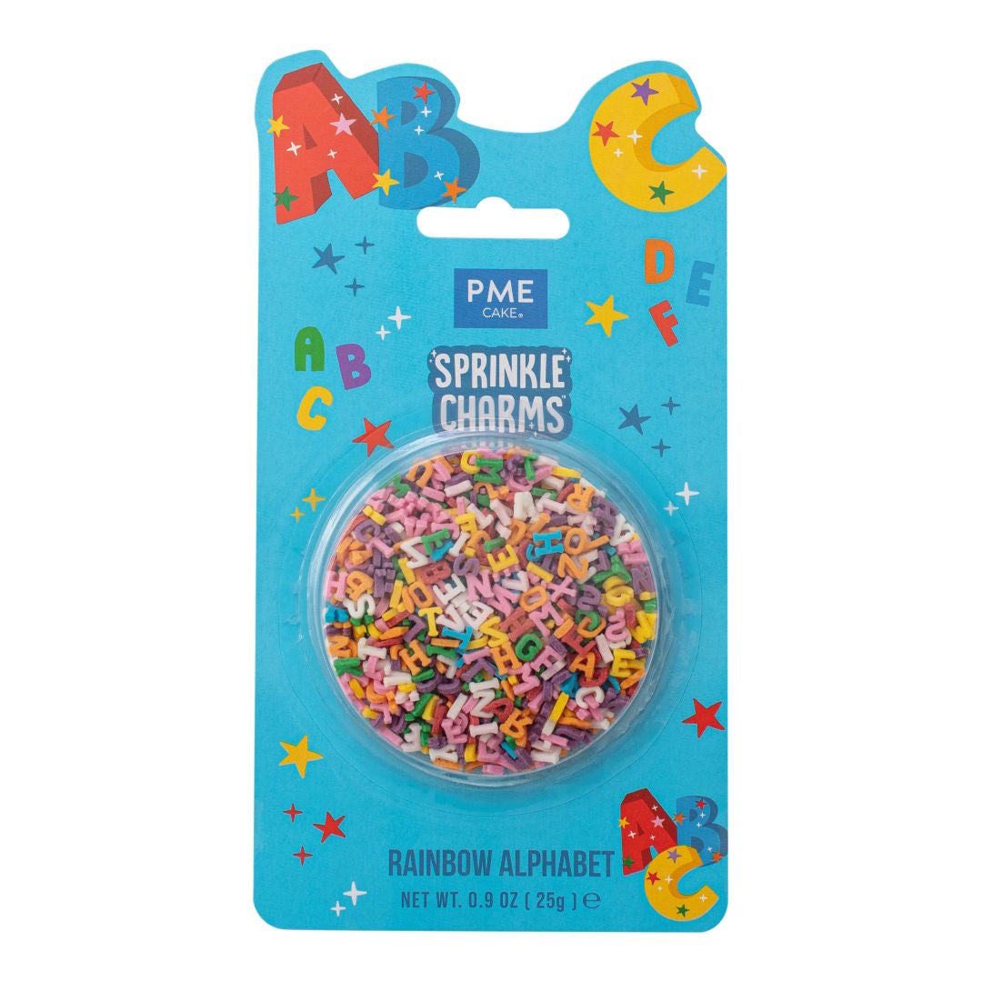 PME Sprinkle Charms - Rainbow Alphabet