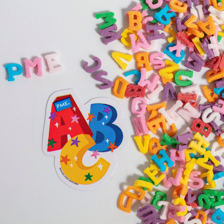 PME Sprinkle Charms - Rainbow Alphabet