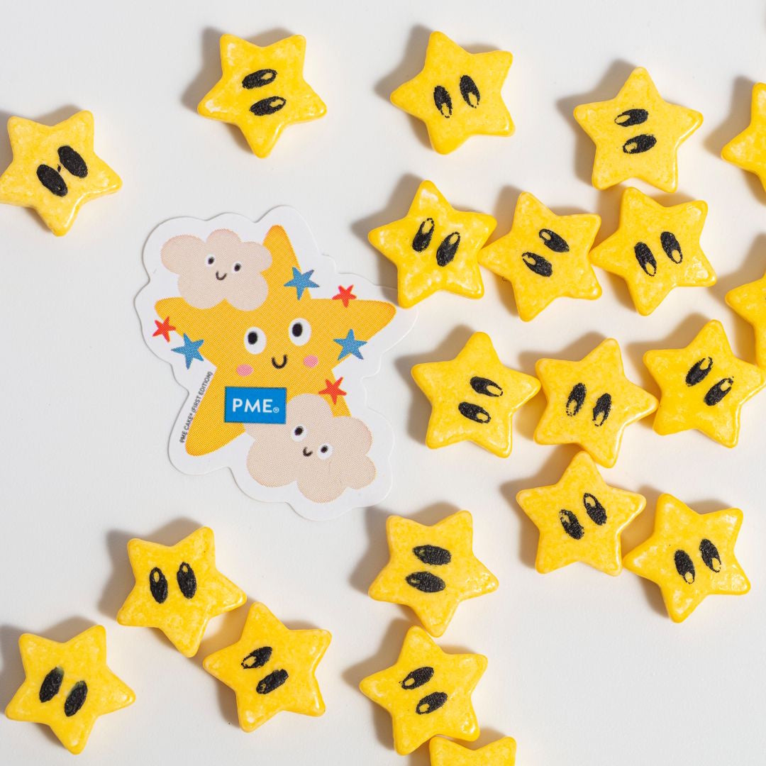 PME Sprinkle Charms - Yellow Stars