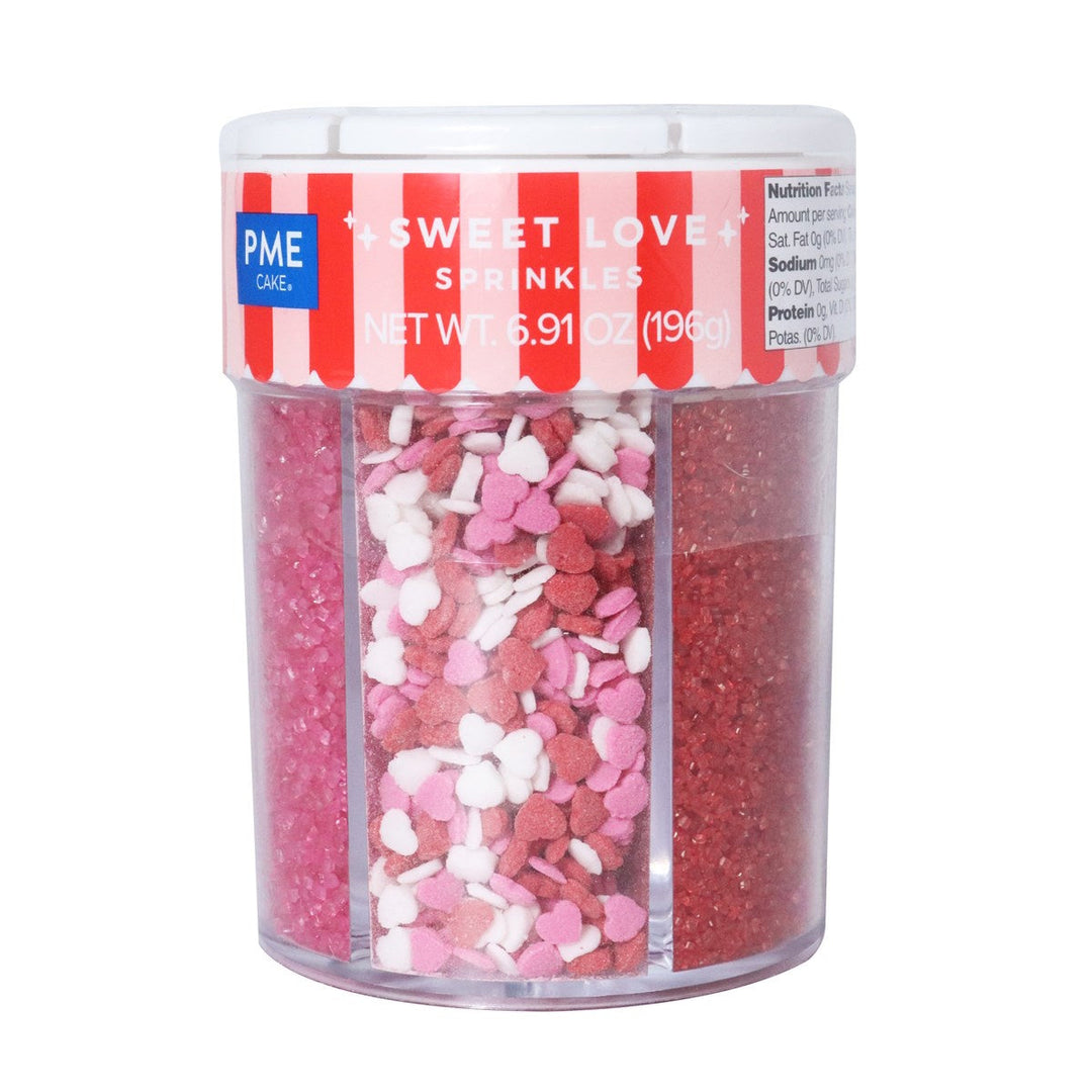 PME Sweet Love 6-in-1 Valentines Sprinkle Mix