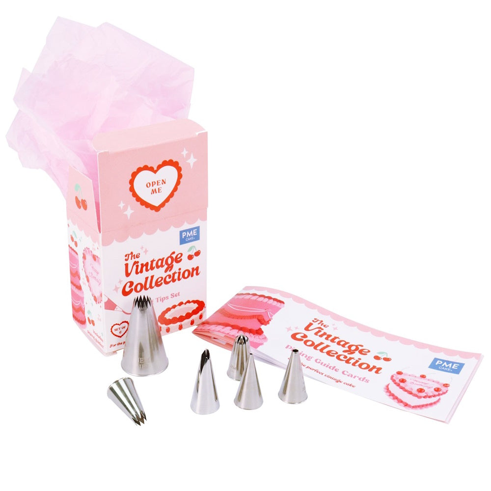 PME Vintage Cake Piping Tip Set of 6