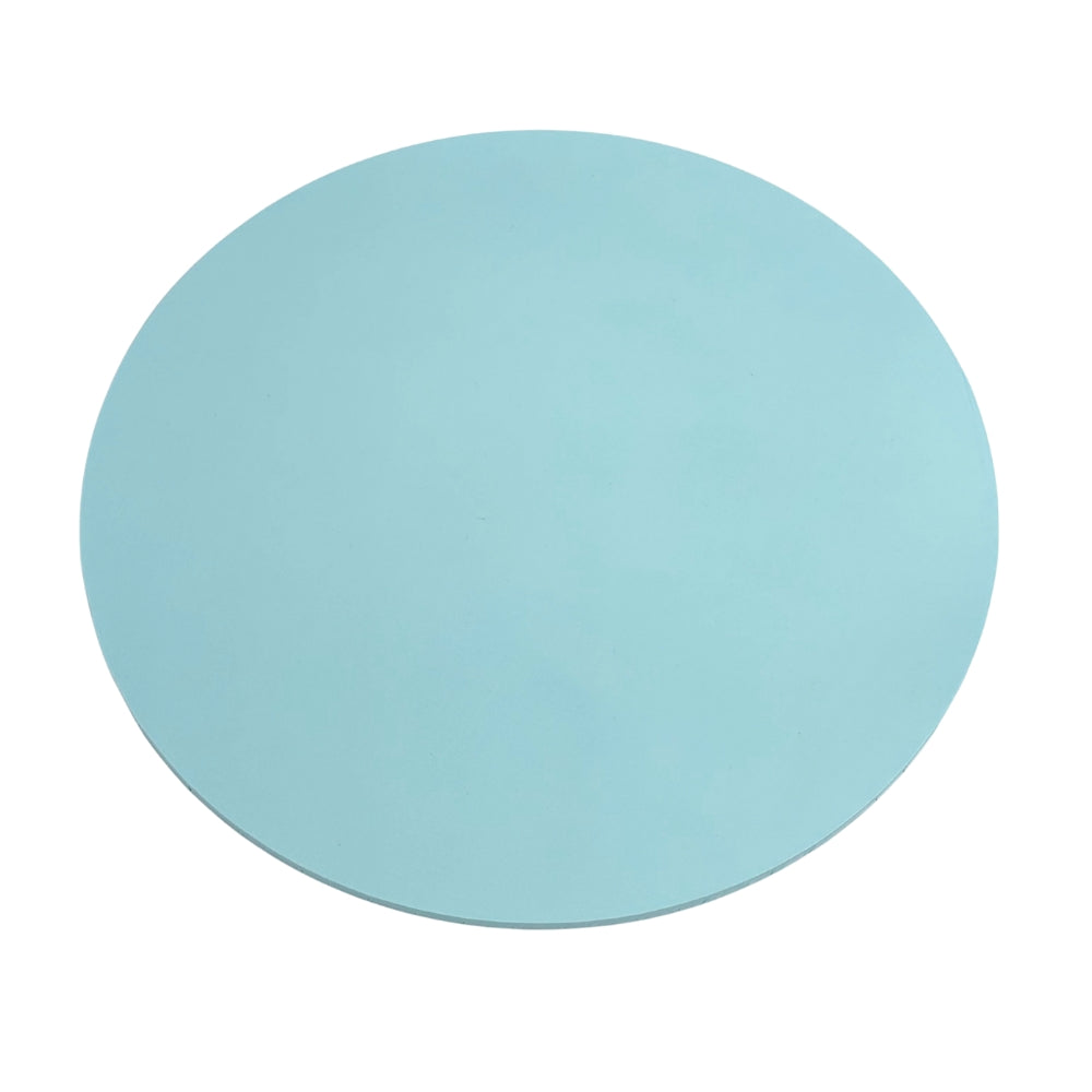 Pastel Blue Round Masonite Board 12in