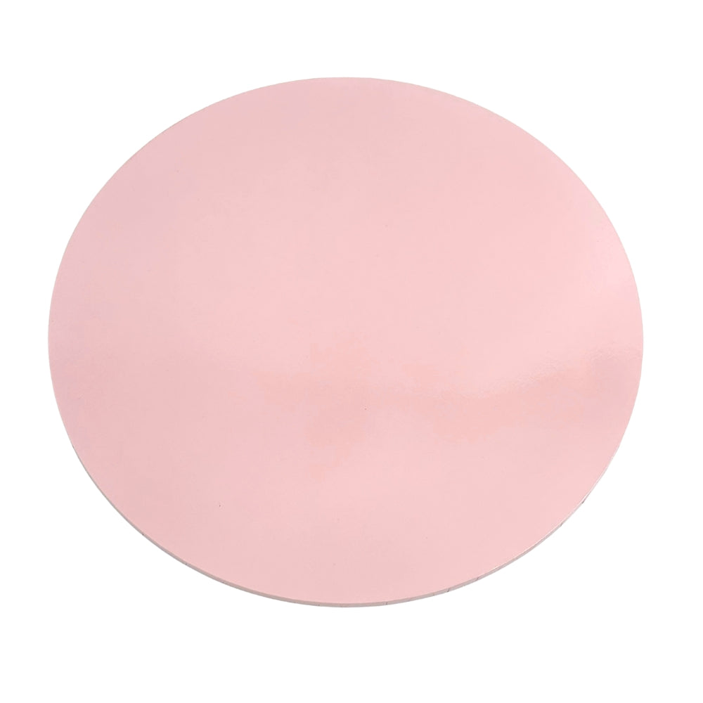 Pastel Pink Round Masonite Board 10in