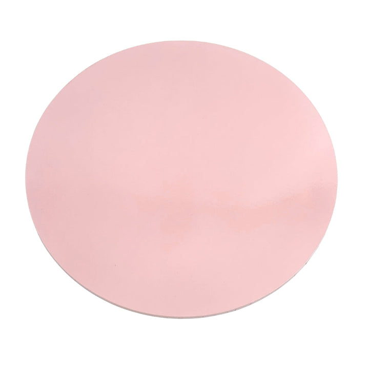Pastel Pink Round Masonite Board 12in
