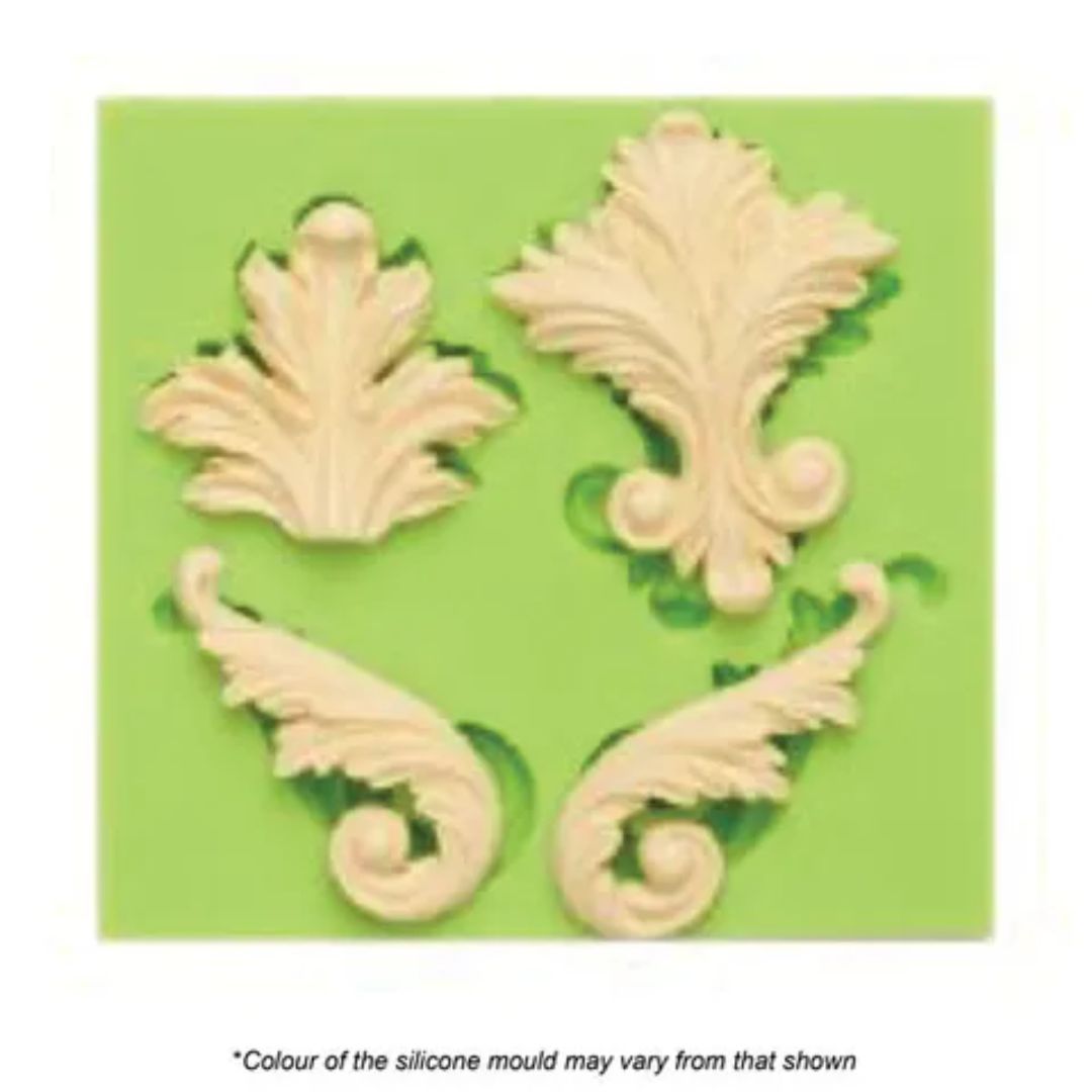 Silicone Mould - Assorted Scrolls