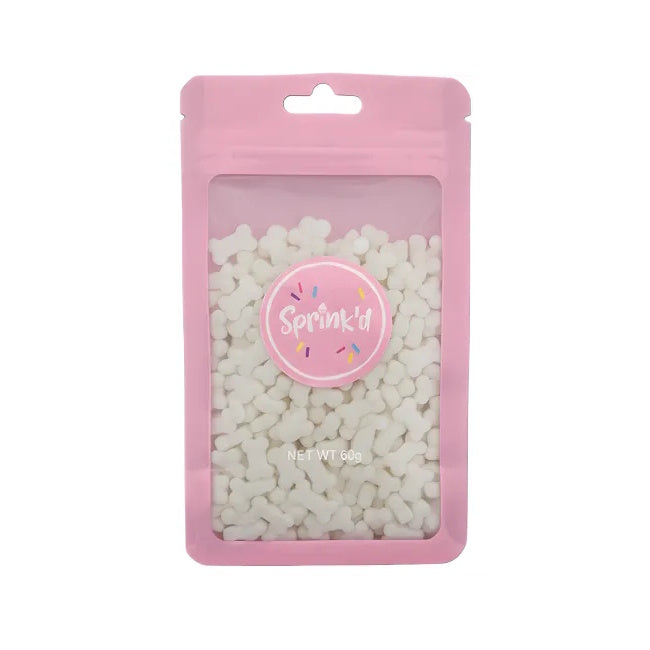 Sprink'd Sprinkle Shapes - White Bones