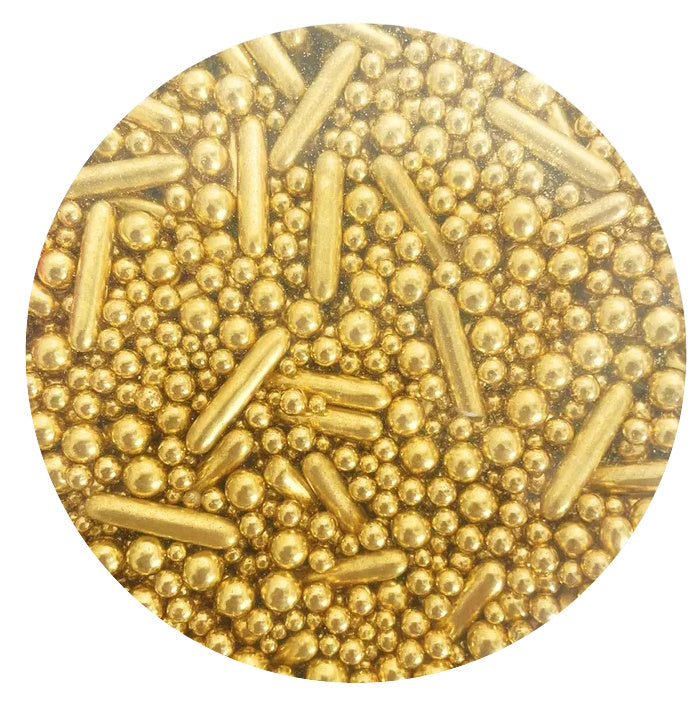 Sprink'd Gold Metallic Sprinkle Mix (60g)
