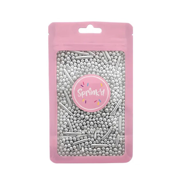 Sprink'd Silver Metallic Sprinkle Mix