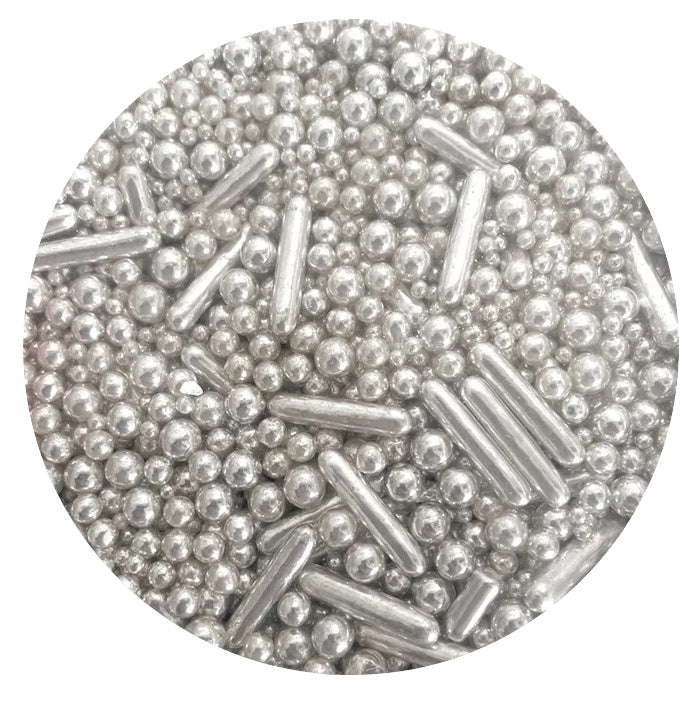 Sprink'd Silver Metallic Sprinkle Mix