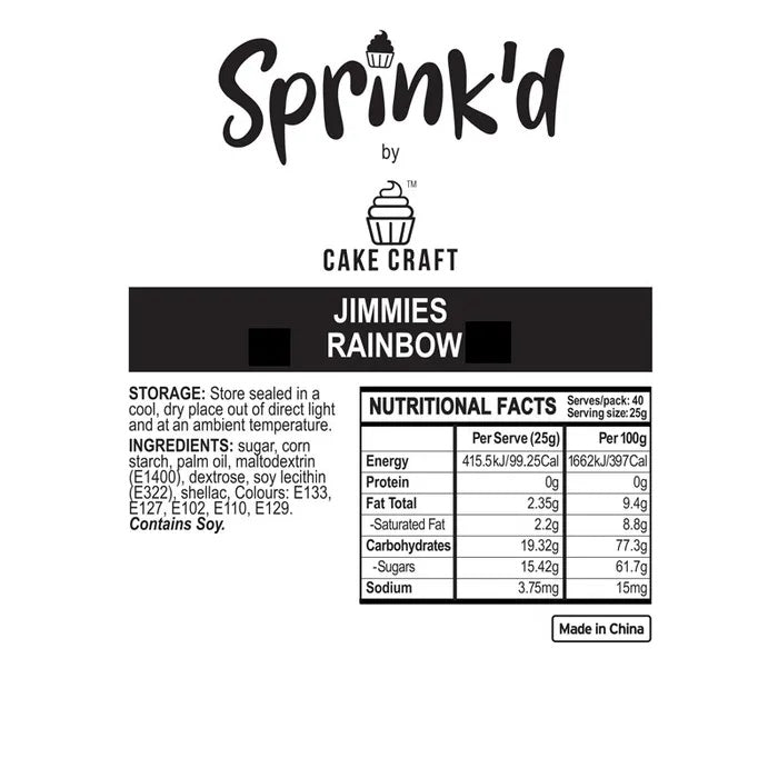 Sprink'd Rainbow Jimmies