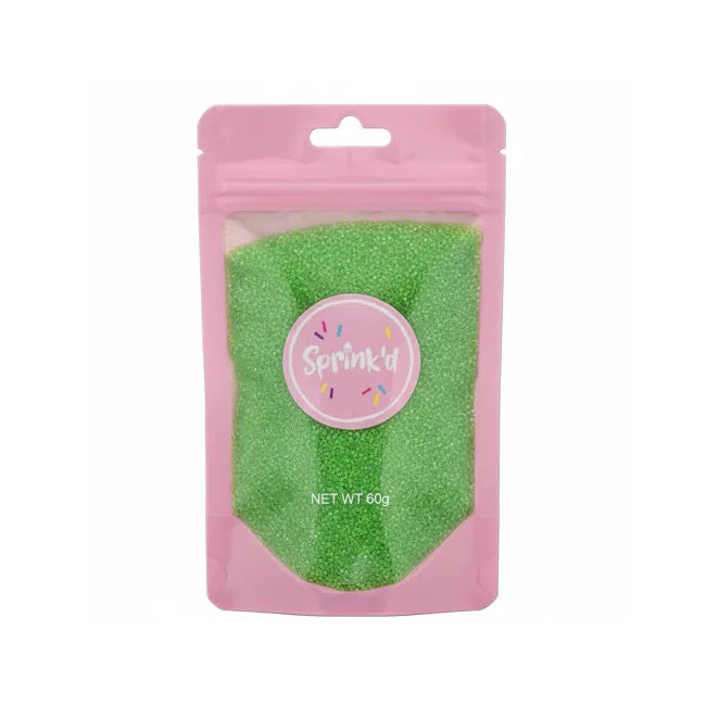 Sprink'd Fine Sanding Sugar - Green
