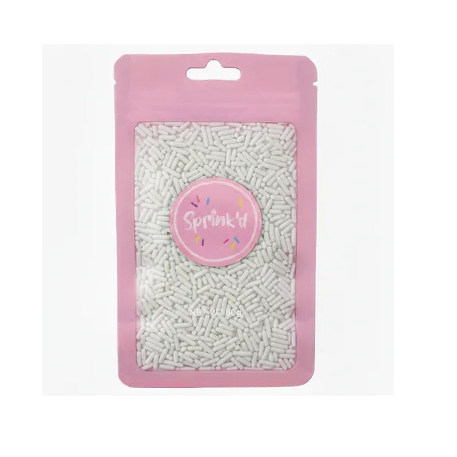Sprink'd Sprinkles - White Jimmies