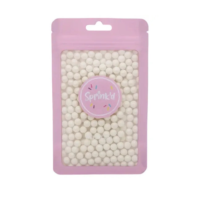 Sprink'd Sugar Balls Ivory 4mm