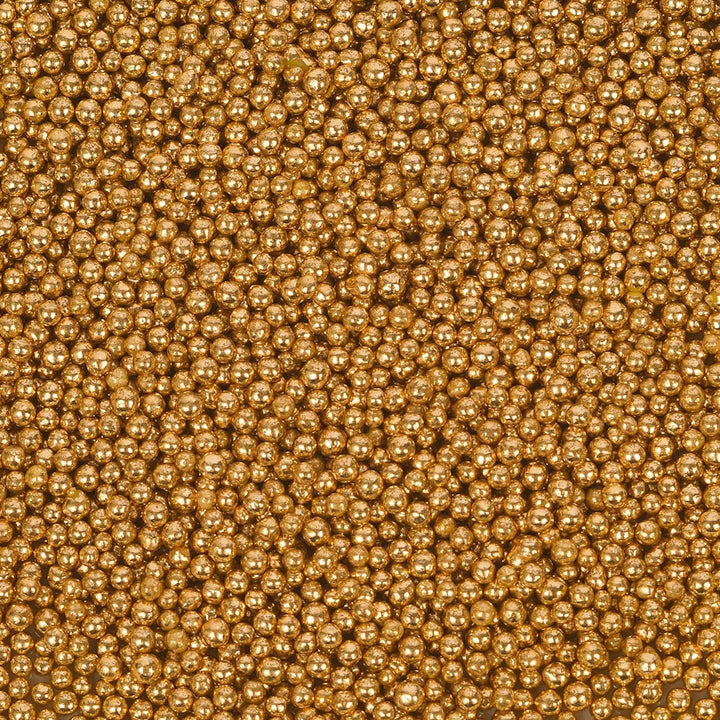 Sprinks Crunchy Shiny Gold Sprinkles (Cachous) 2mm