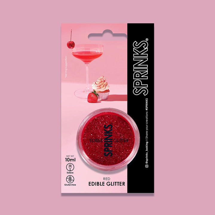 Sprinks Edible Glitter - Red