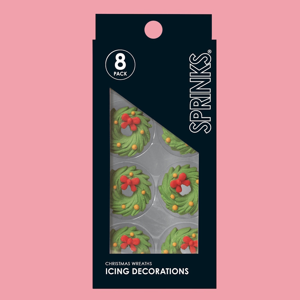 Sprinks Icing Decorations - Christmas Wreaths