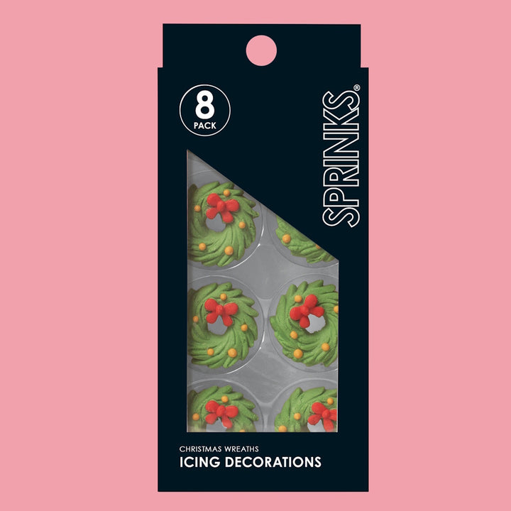 Sprinks Icing Decorations - Christmas Wreaths