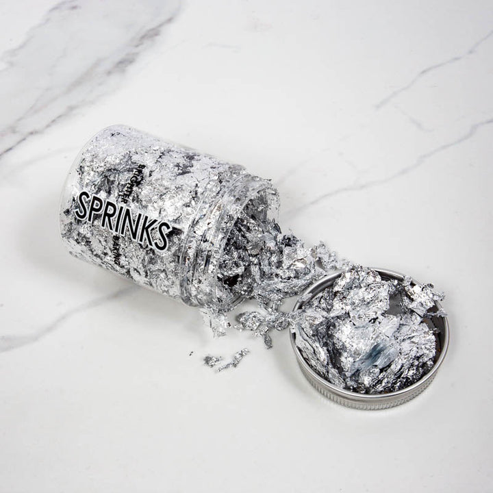 Sprinks Loose Silver Leaf Flakes