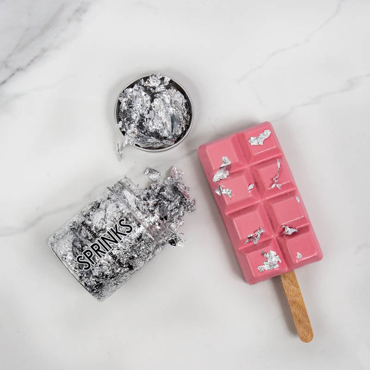 Sprinks Loose Silver Leaf Flakes
