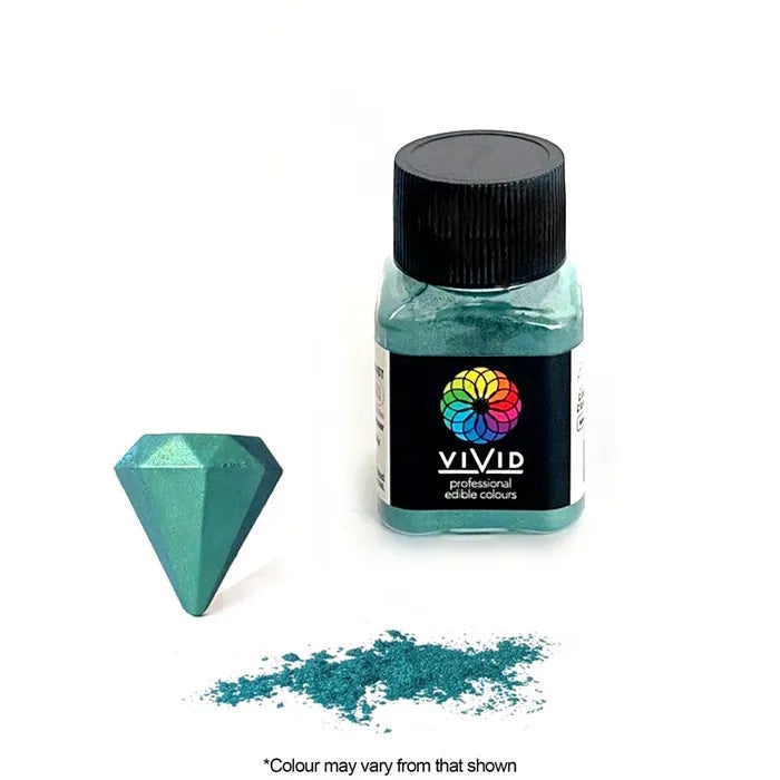 Vivid Edible Metallic Dust - Forest Green