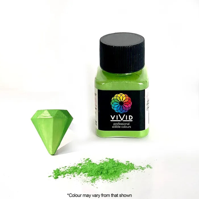 Vivid Edible Metallic Dust - Leaf Green