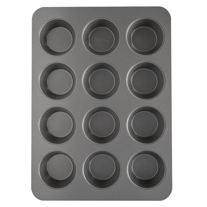 Wilton Silver Regular Muffin Pan 12 Cup