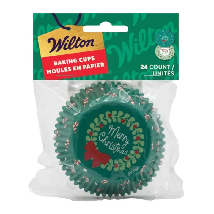 Wilton Cupcake Cases 24pk - Merry Christmas