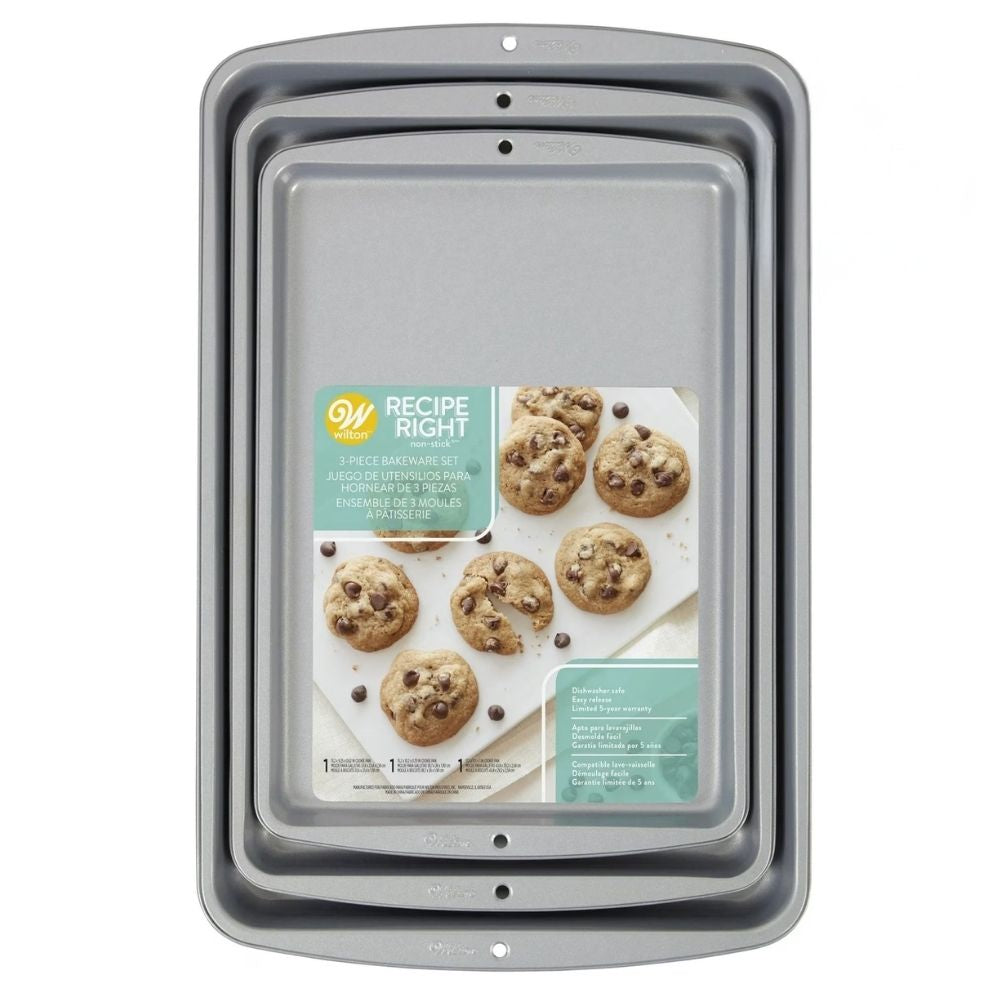 Wilton Recipe Right Cookie Pans Set of 3